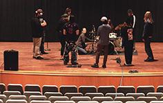 澳门赌场 Audio Technology Program students work with the City Opera House to stage a concert
